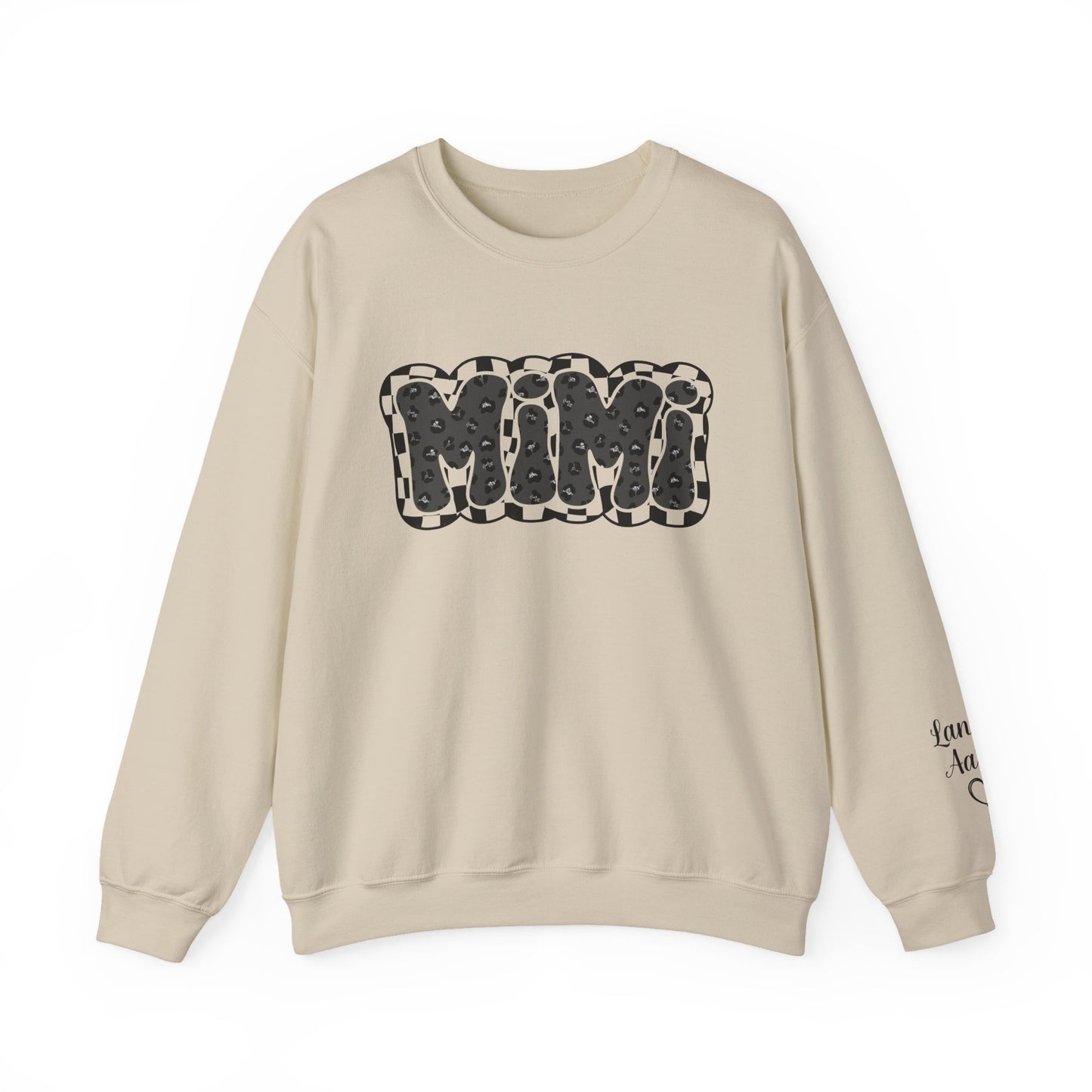 Mimi Sweatshirt with grandkids names on sleeve