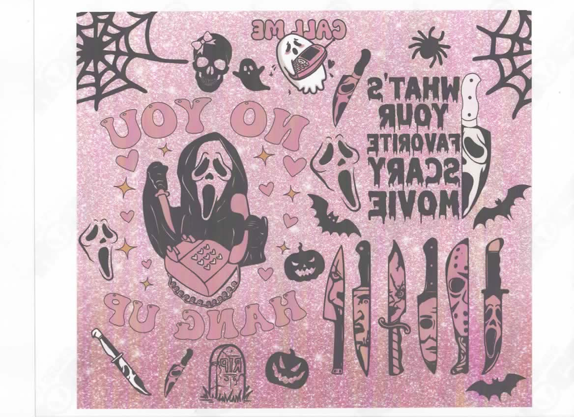 GHOST FACE WITH KNIVES