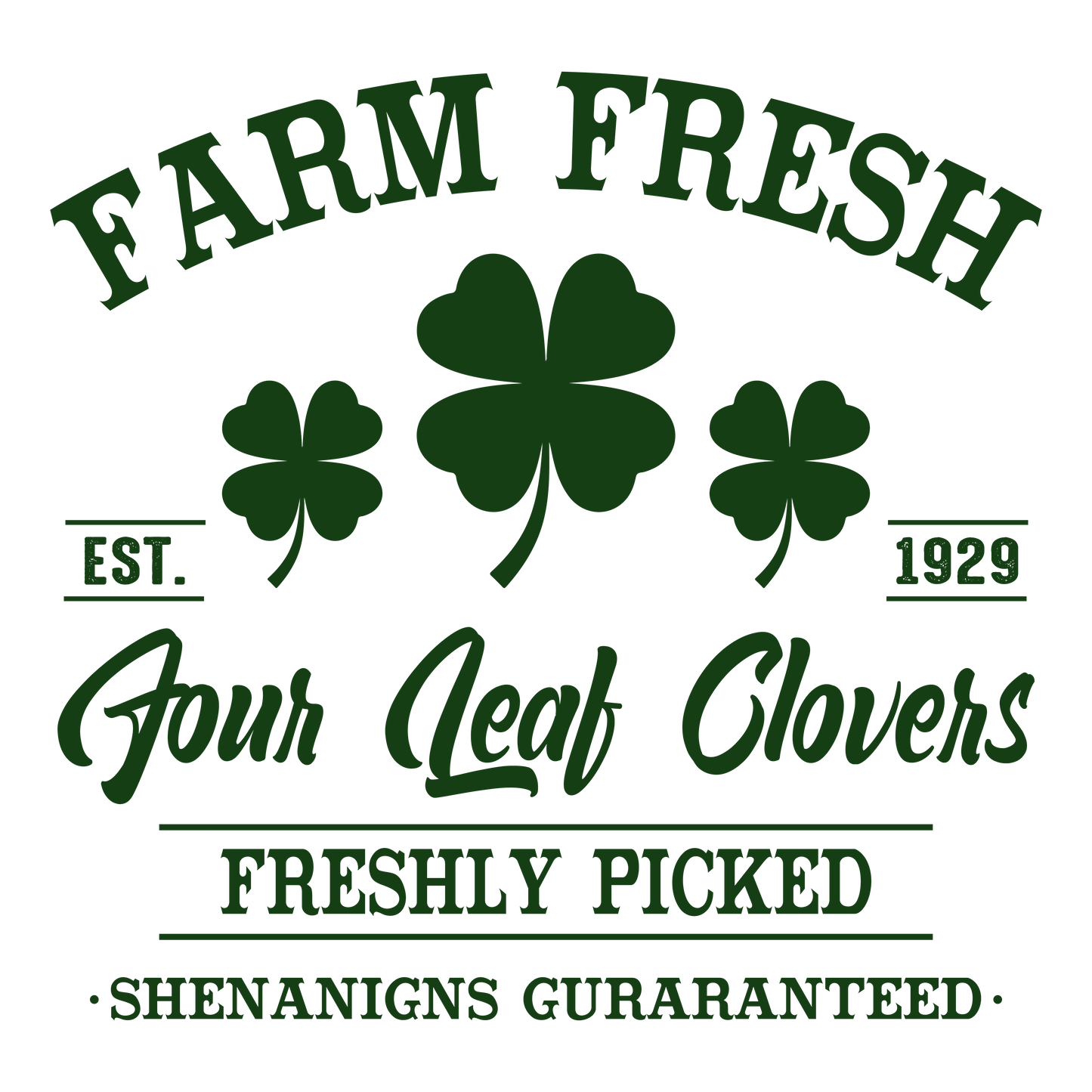 FARM FRESH FRESHLY PICKED DECAL