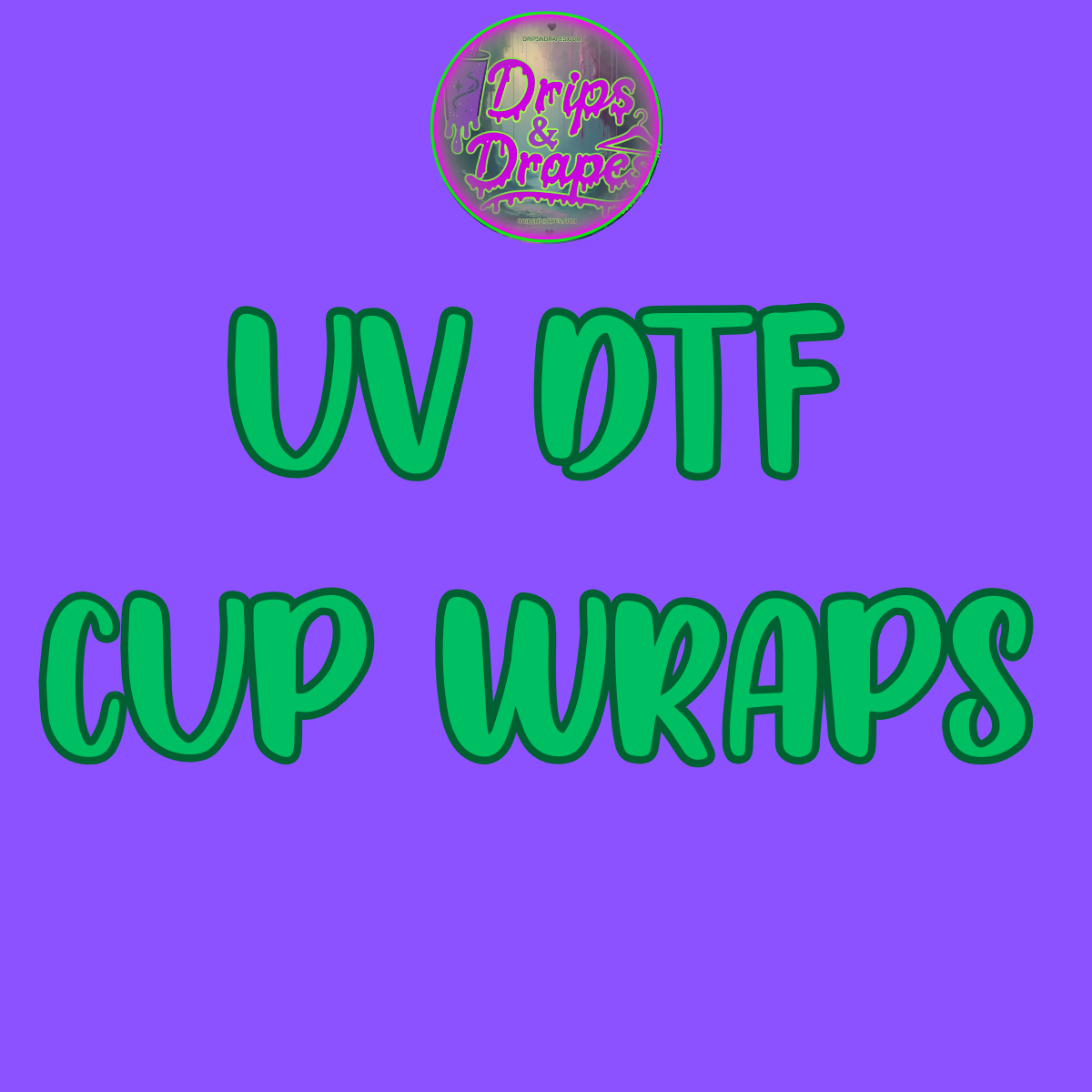 UV DTF CUP WRAPS