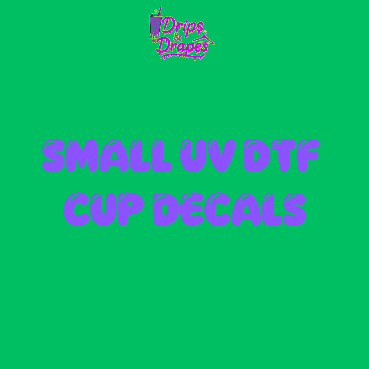 4 Inch  UV DTF CUP WRAPS
