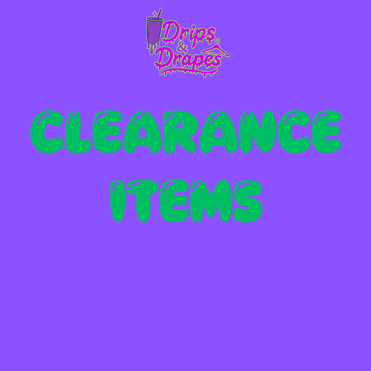 CLEARANCE ITEMS