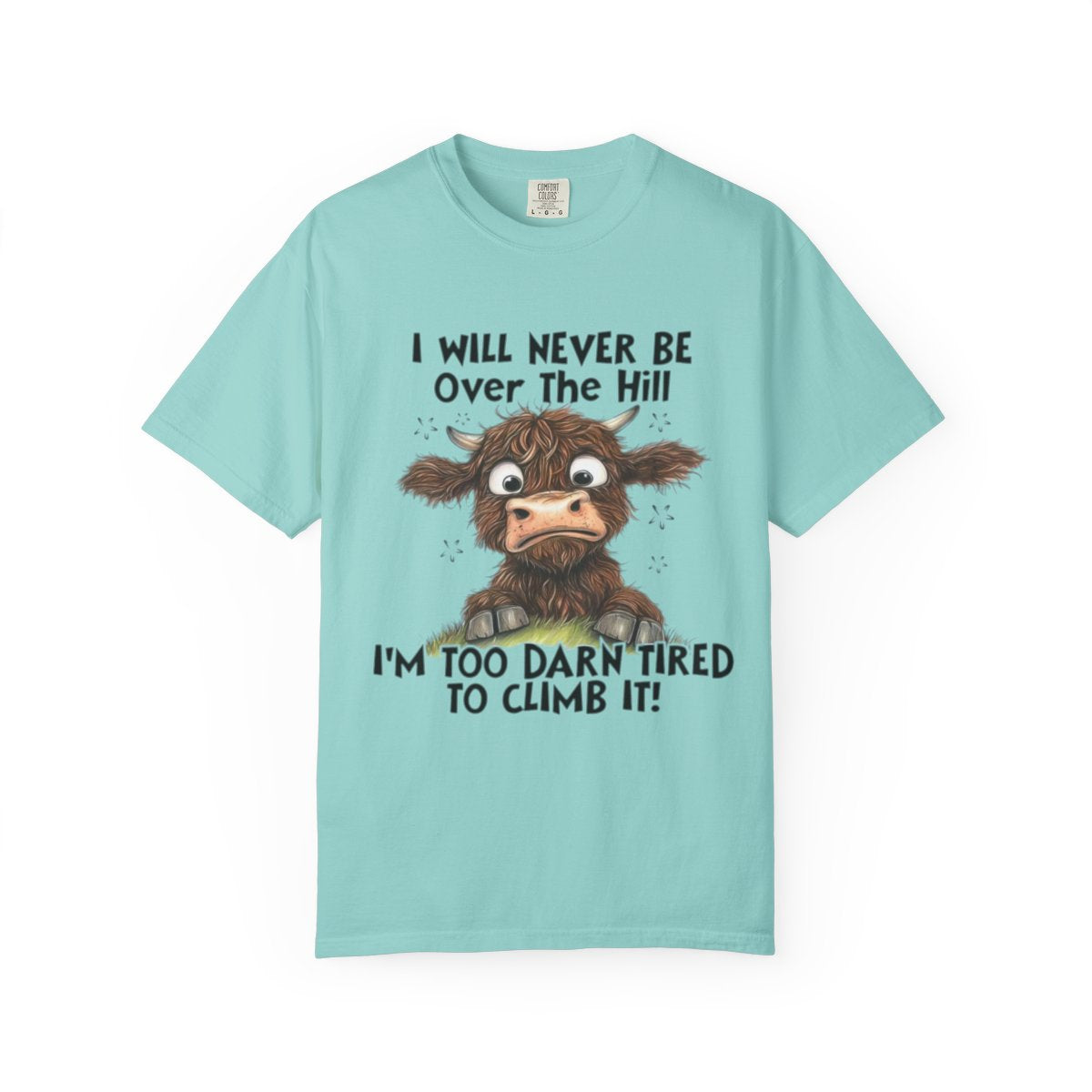 Highland Cow Over the hill T Shirt