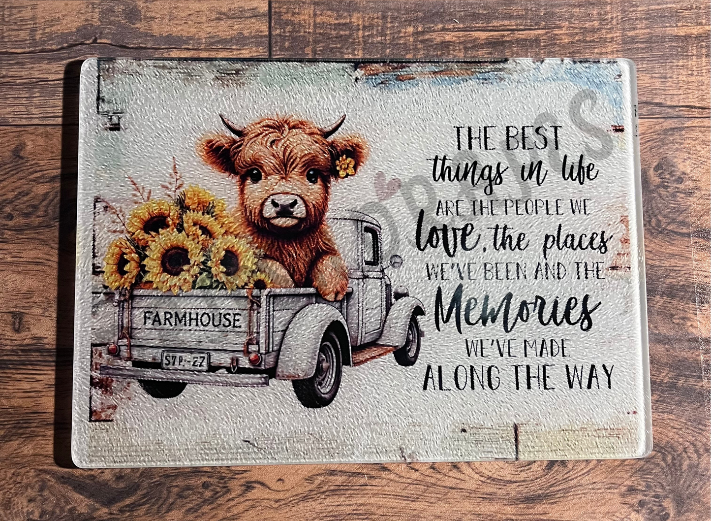 11 x 8 Glass cutting board