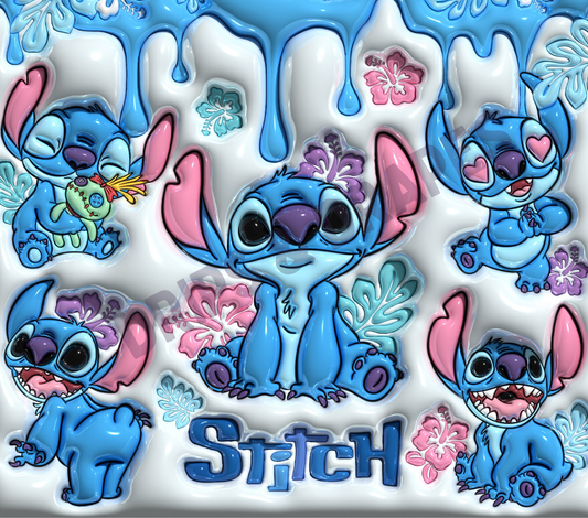 STITCH BLUE - 20oz TUMBLER DESIGN