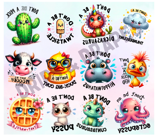 SARCASTIC AND FUNNY CHARACTERS