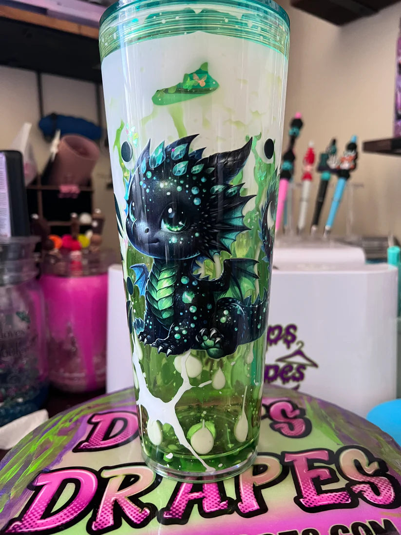 FINSIHED PRE MADE  SNOWGLOBE TUMBLERS