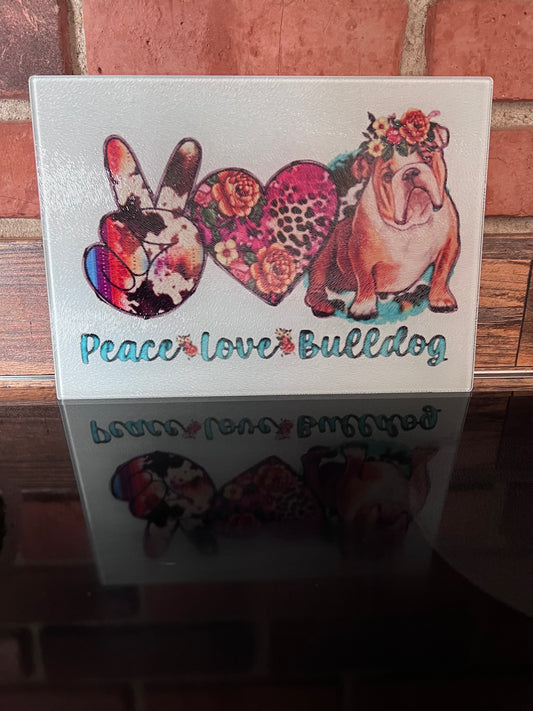 Peace Love Bulldog
