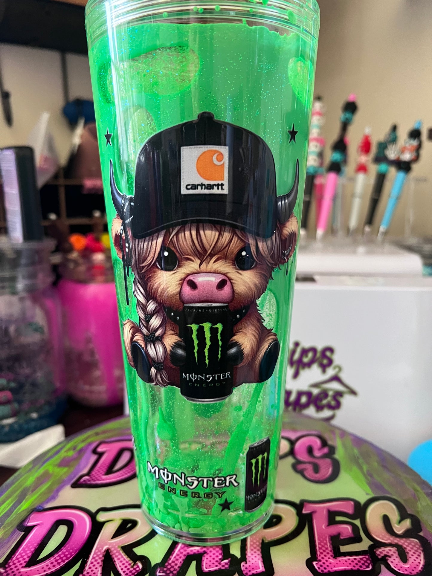 FINSIHED PRE MADE  SNOWGLOBE TUMBLERS