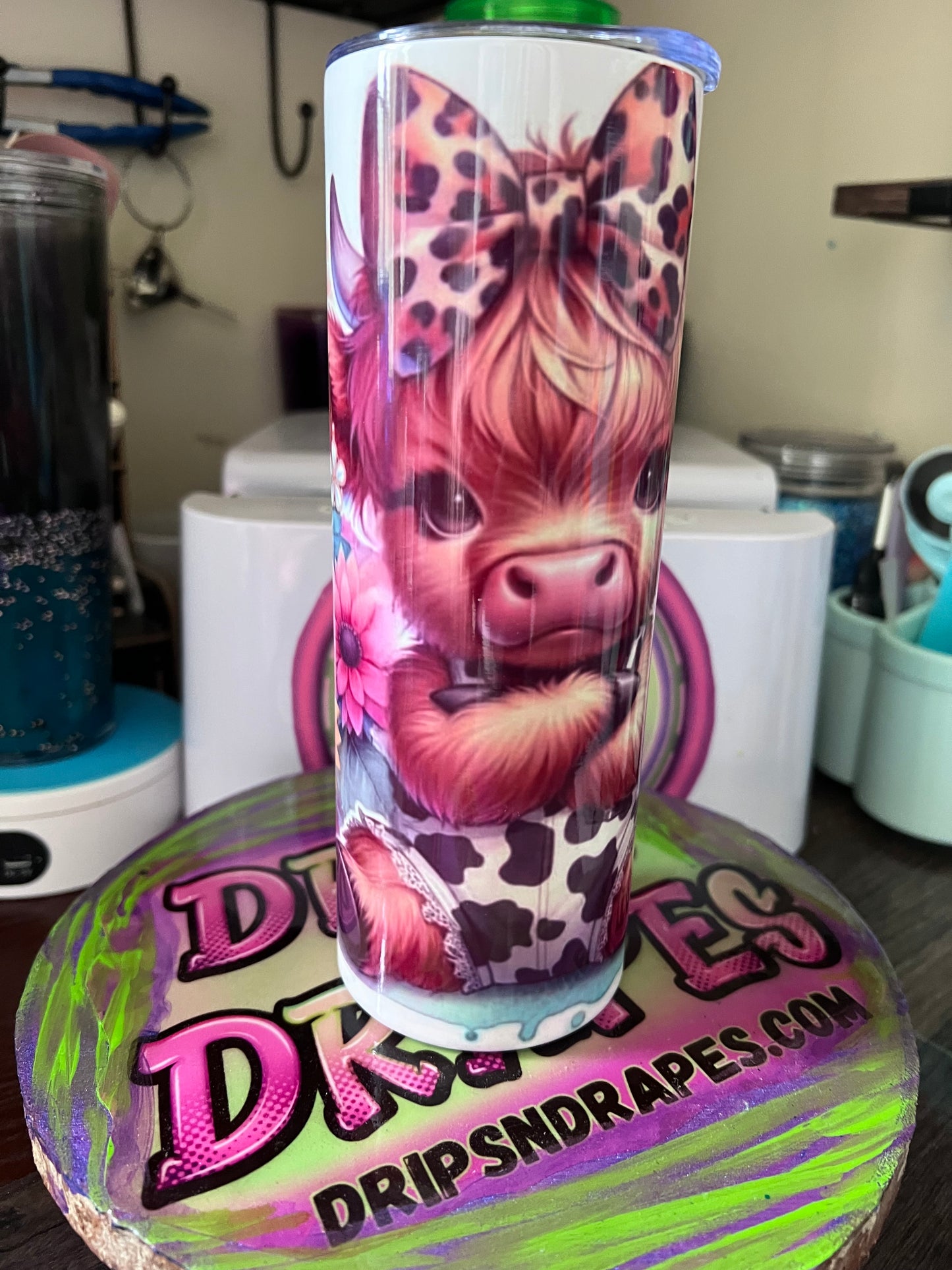 PRE MADE METAL TUMBLERS W/ DECALS