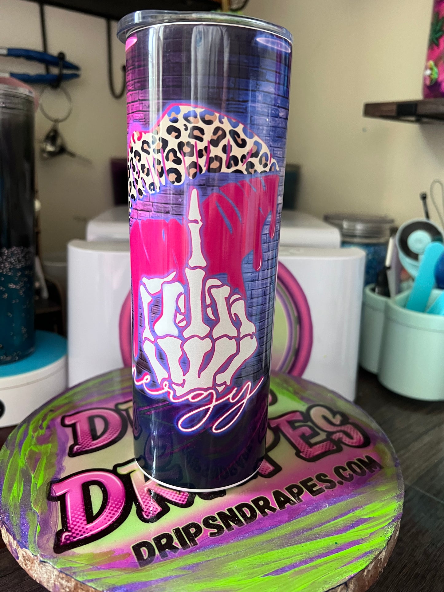 PRE MADE METAL TUMBLERS W/ DECALS