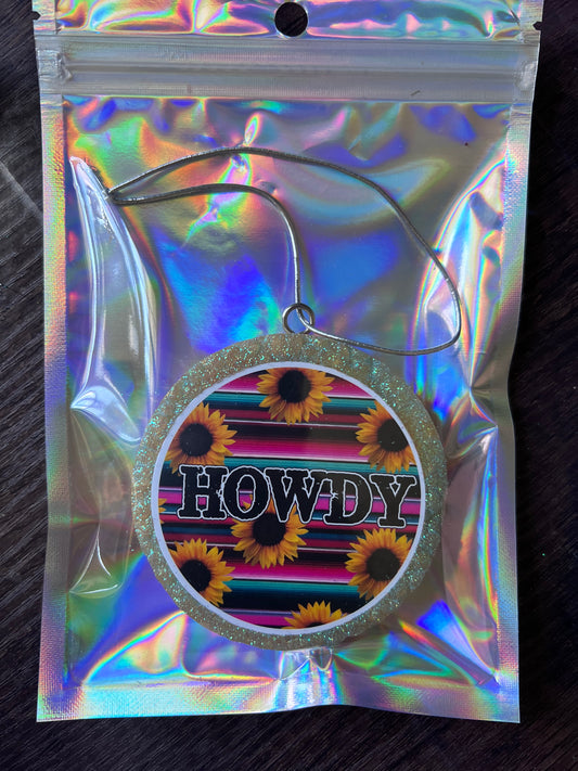 Car Freshie "Howdy" Midnight Ice Scent