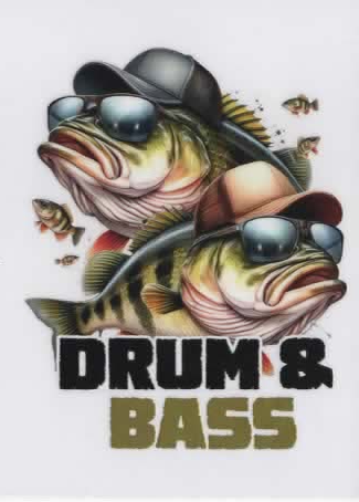 4 inch Drum & Bass cup transfer