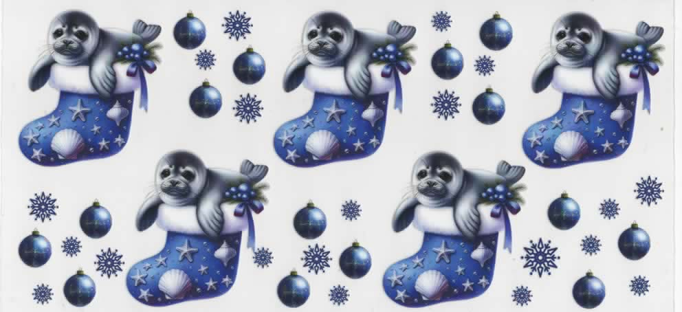 Seal in stocking - 539