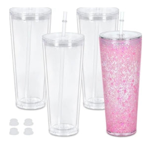 24oz SNOW GLOBE TUMBLER