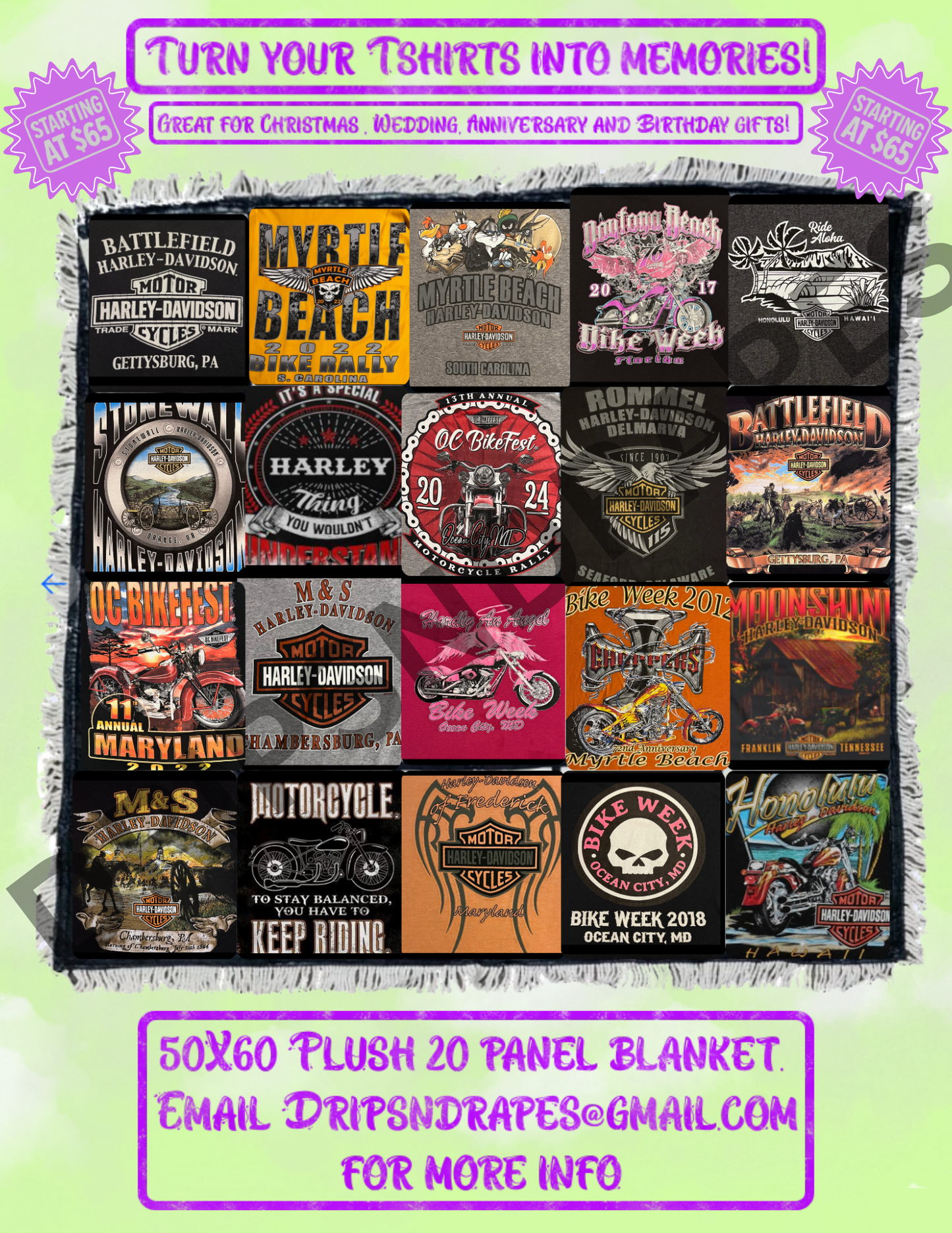 CUSTOM BLANKETS