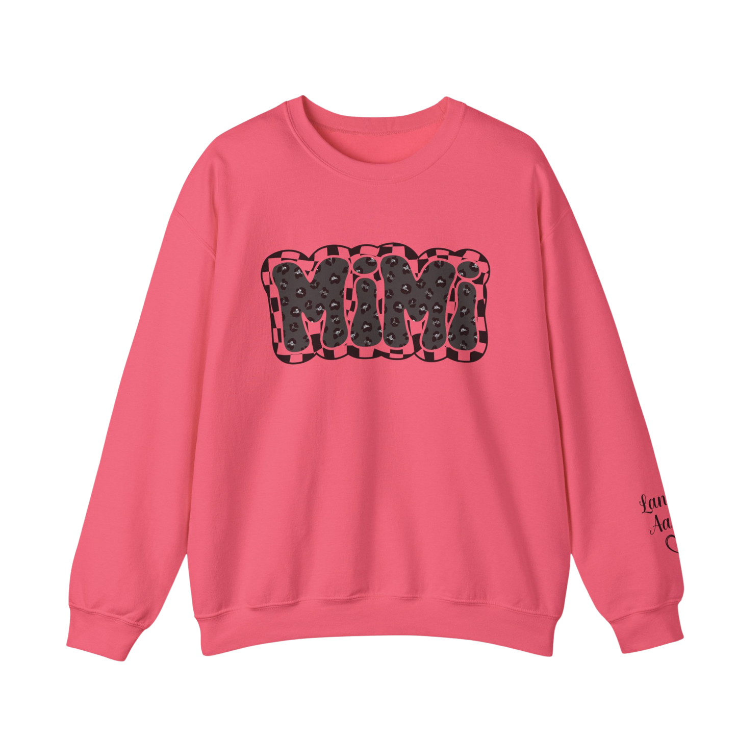 Mimi Sweatshirt with grandkids names on sleeve