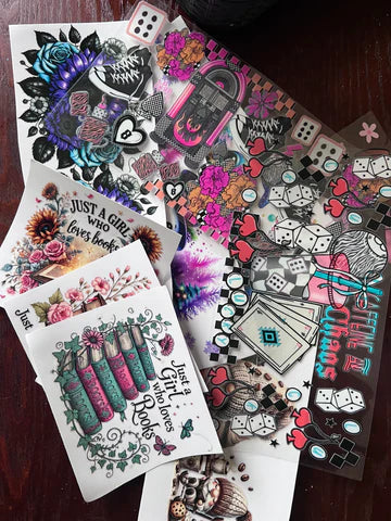 Mystery Bundle of 10 UV Dtf cup wraps